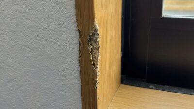 枠の傷補修(茨城県守谷市)