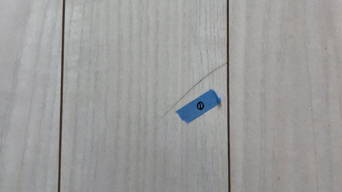 フローリングの傷補修（茨城県取手市）