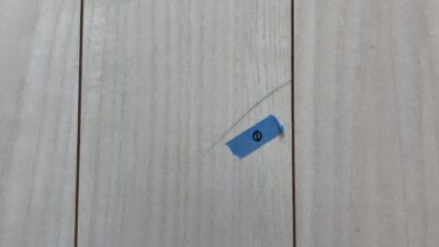 フローリングの傷補修（茨城県取手市）