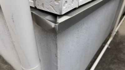 水切りの凹み補修（茨城県守谷市）