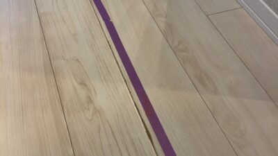 フローリングの膨らみ補修（茨城県龍ケ崎市）