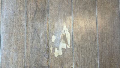 フローリングの剥がれ補修（茨城県つくば市）